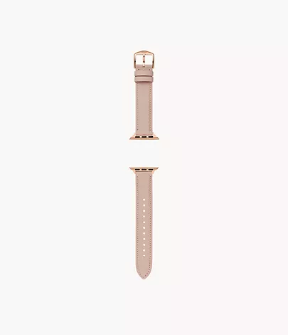 Band Apple Watch® 38 mm 40 mm 41 mm Leder roséfarben - S181498 - Fossil