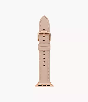 Cinturino in pelle rosa cipria per Apple Watch® da 38 mm/40 mm/41 mm