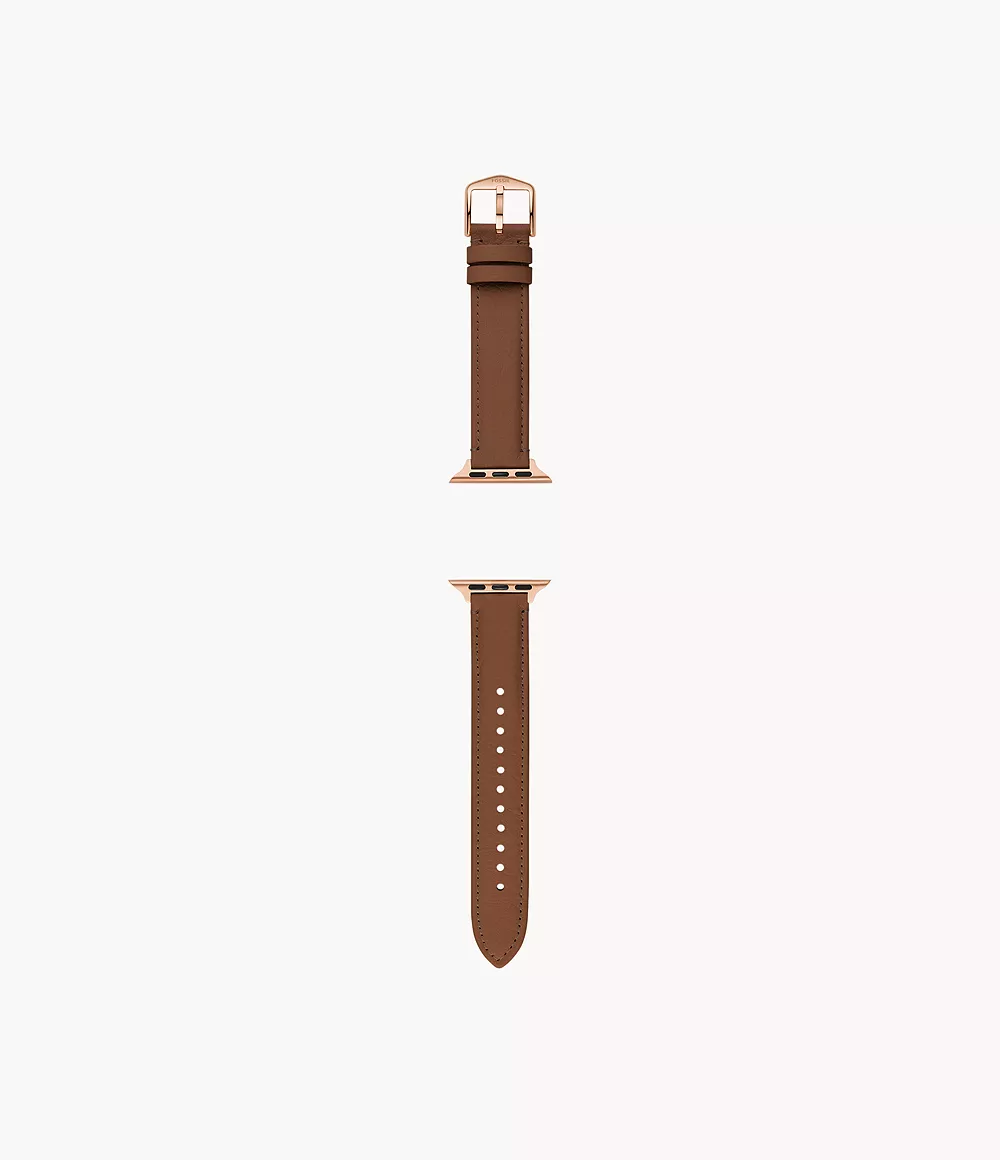 38/40mm Brown Leather Bands for Apple Watches®