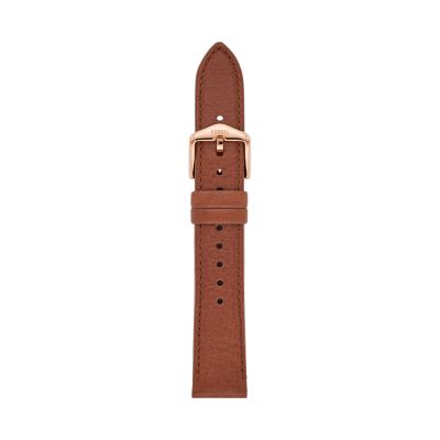 18mm ( 0.71) Width - Genuine Leather Adjustable Length Strap - Light Brown  (LV Dauphine)