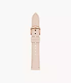 18mm Nude Eco Leather Strap