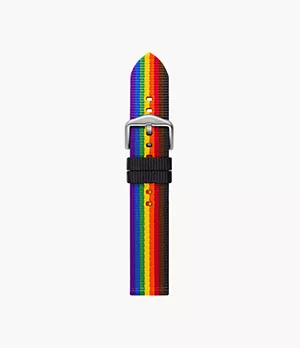 Bracelet de 20 mm en PET recyclé, multicolore