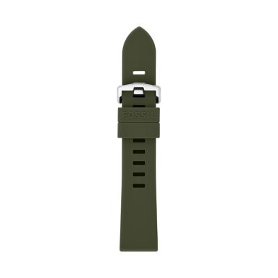 20mm Green Silicone Strap