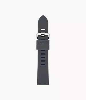Bracelet de 20 mm en silicone, gris