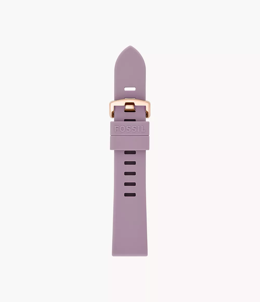 Image of 20mm Lavender Silicone Strap
