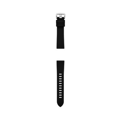  Fossil Gen 6 Smartwatch (Model: FTW4059V) Unisex 22mm Silicone  Interchangeable Watch Band Strap, Color: Black (Model: S221430) : Clothing,  Shoes & Jewelry