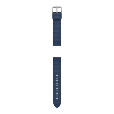 Correa para reloj de 22 mm de silicona en color azul