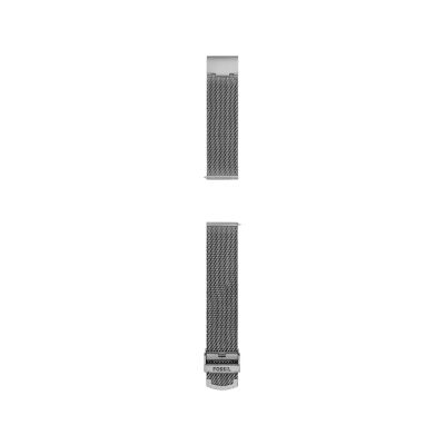 22mm Smoke Stainless Steel Mesh Bracelet S221441 Fossil