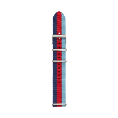 22mm Tri-Colour Nylon Strap