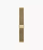 22mm Gold-Tone Stainless Steel Mesh Bracelet