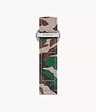 Band 22 mm Camouflage recyceltes PET grün