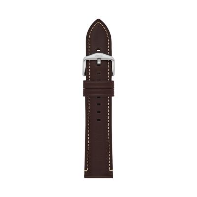 22mm Dark Brown LiteHide™ Leather Strap