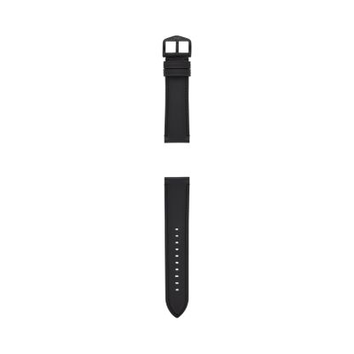 Cinturino in pelle LiteHide™ nera da 22 mm - S221501 - Fossil