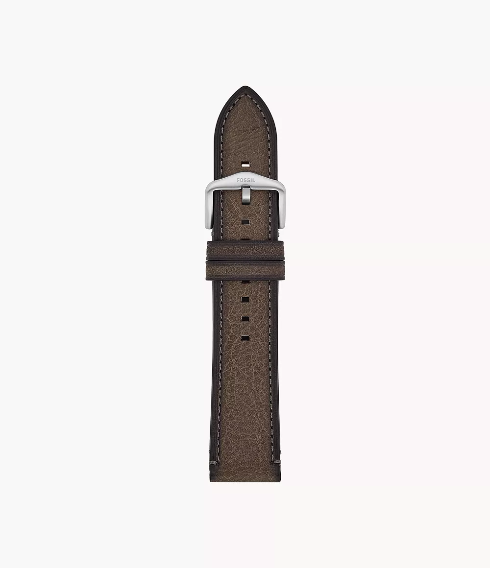 Image of 22mm Grey Eco Leather Strap