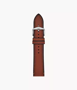 22mm Amber Eco Leather Strap