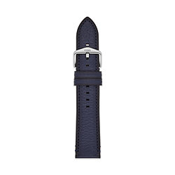 22mm Navy Eco Leather Strap