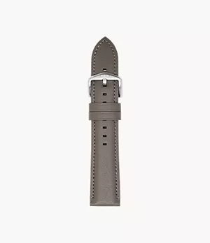22mm Grey Cactus Leather Strap