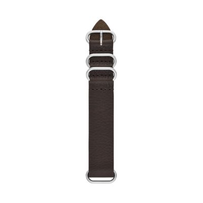 22mm Dark Brown LiteHide™ Leather Strap