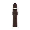 24mm Dark Brown Eco Leather Strap