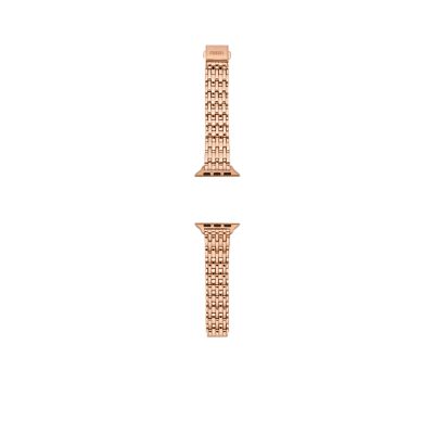 38mm/40mm/41mm Rose Gold-Tone Stainless Steel Band for Apple Watch