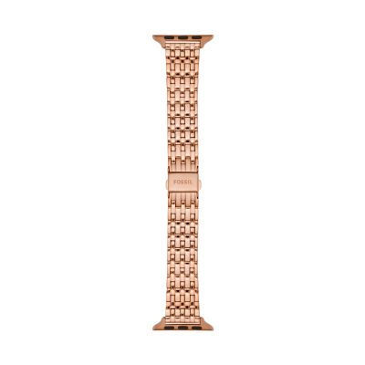 38mm/40mm/41mm Rose Gold-Tone Stainless Steel Band for Apple Watch