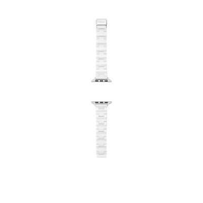 38mm 40mm 41mm White Ceramic Band for Apple Watch S380005 Fossil