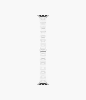 Bracelet pour Apple WatchMD en céramique blanche de 38 mm/40 mm/41 mm