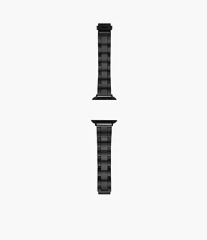 Correa de 38 mm/40 mm/41 mm de cerámica negra para Apple Watch®