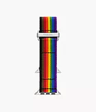 42/44mm Rainbow Grosgrain Bands for Apple Watches®