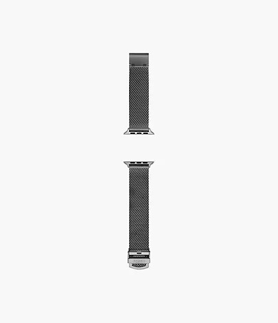 42mm/44mm/45mm Smoke Stainless Steel Band for Apple Watch® - S420015 -  Fossil