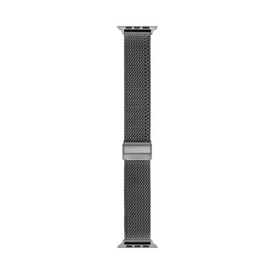 42/44mm Smoke Stainless Steel Band for Apple Watch® - S420015 - Fossil