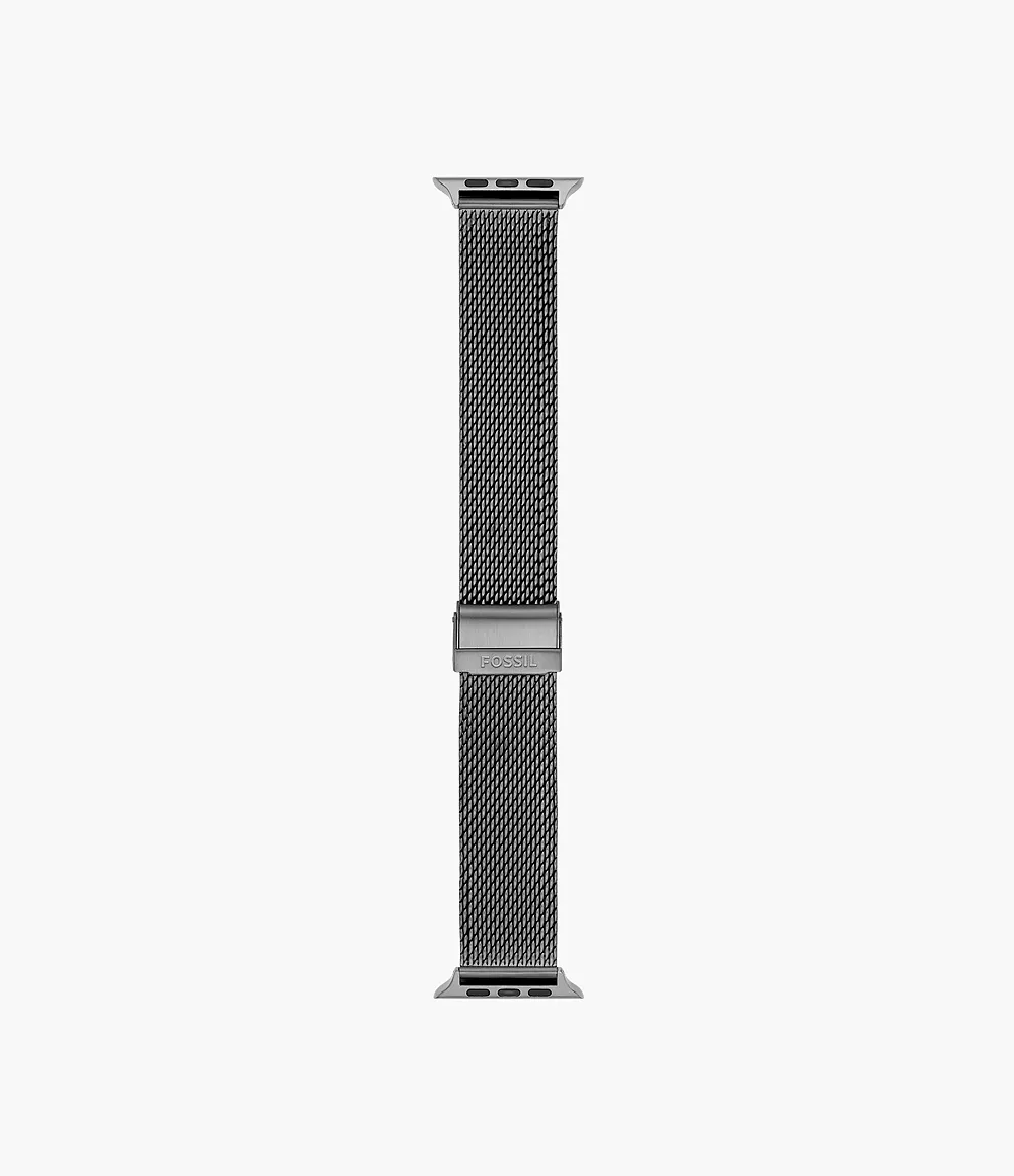 Fossil Men 42/44mm Smoke Stainless Steel Band for Apple Watch®