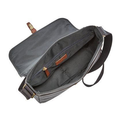 fossil evan commuter bag