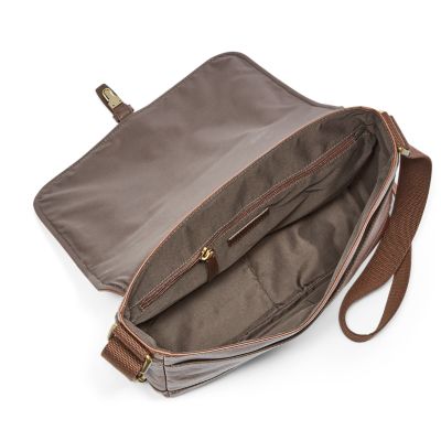 fossil mens satchel