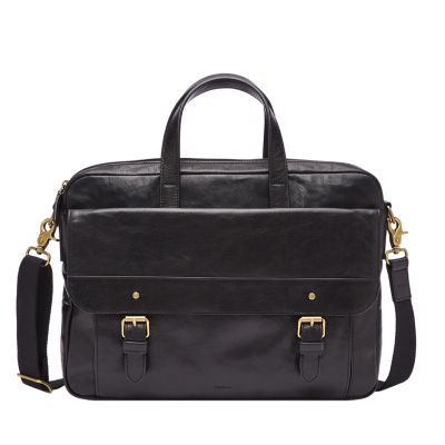 Fossil leather work bag new arrivals