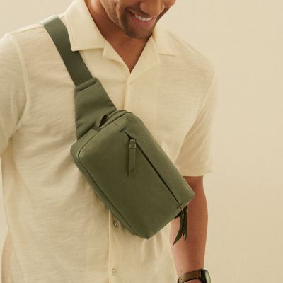 Sling bag fossil man sale