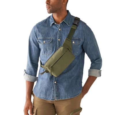 Fossil sling outlet bag man