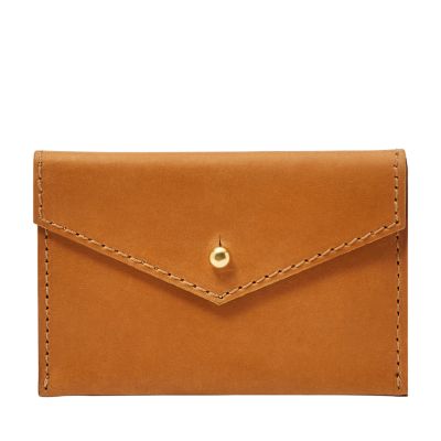 Ethically Crafted Sustainable Leather / Tigi Womens Card Wallet / Black / Genuine Full Grain Leather / Parker Clay / Certified B Corp