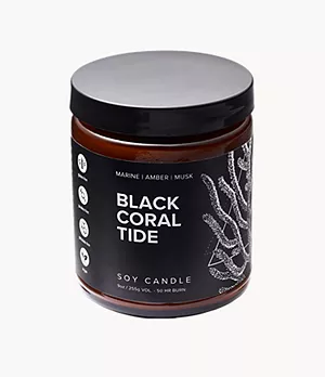 Black Coral Tide Candle