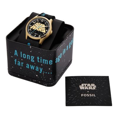 Star Wars Rare Lucas Film Accutime Watch in Plastic Caseback