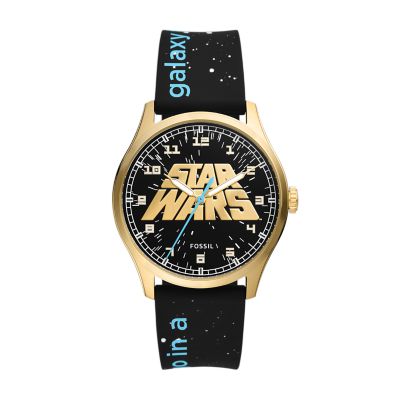 Special Edition Star Wars™ Three-Hand Black Silicone Watch