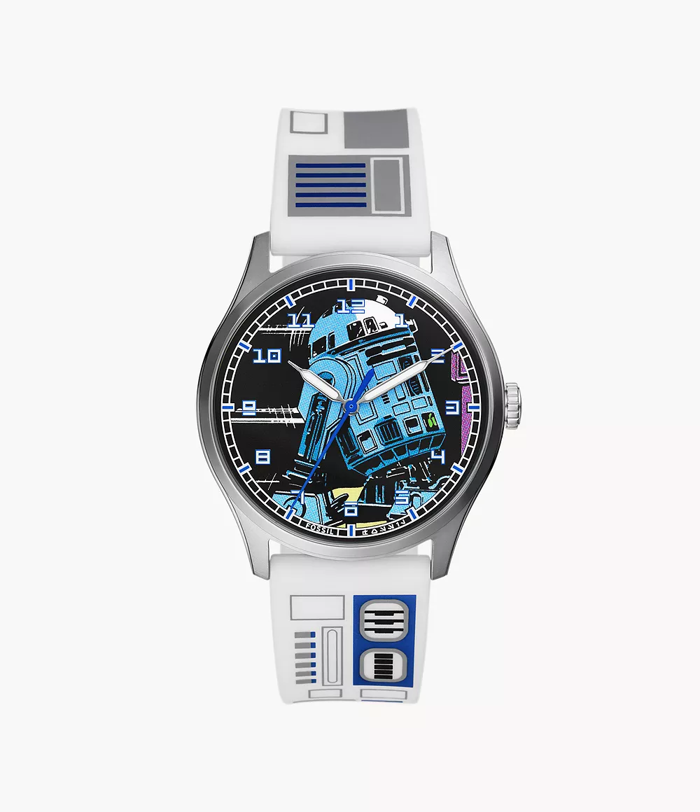 Special Edition Star Warstm R2-D2tm Three-Hand White Silicone Watch
