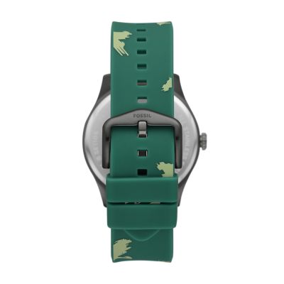 Special Edition Star Wars™ Boba Fett™ Three-Hand Green Silicone Watch