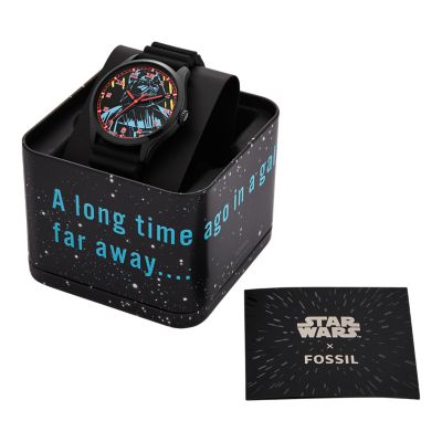 Special Edition Star Wars™ Darth Vader™ Three-Hand Black Silicone Watch