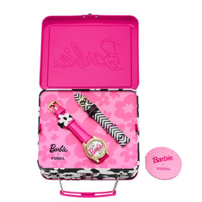 Pink hot sale barbie watch