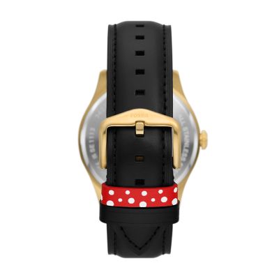 Uhr Disney Fossil 3-Zeiger-Werk Special Edition Leder schwarz 