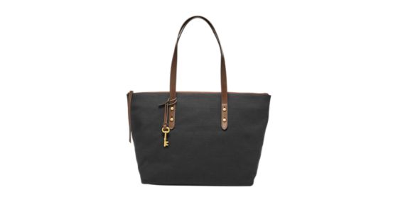 fossil jenna tote brown