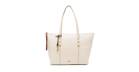 fossil jenna tote brown