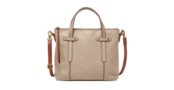 fossil felicity satchel medium brown