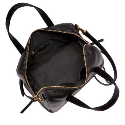 Fossil Sydney Tote Womens Handbag Black / Brown (s)